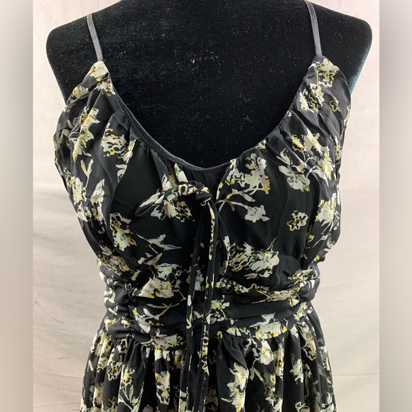 Chiffon Floral Print Knot Front Cami Dress - Picture 7 of 9